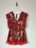 Tularosa 100% Polyester Floral Orange Cocktail Dress Size S - photo 1