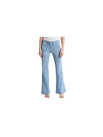 7 For All Mankind dojo Tailorless flare wide leg  Jeans (view 1)