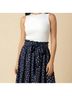 Shein Floral Blue White Casual Skirt Size s - photo 4