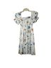 Shein Floral White Blue Multi Color Casual Dress Size S - photo 1
