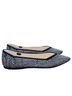 ROTHY'S 100% Recycled Polyester Houndstooth White Blue Flats Size 10 - photo 2
