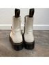 Dr. Martens 100% Leather White Black Boots Size EU 42 - photo 8
