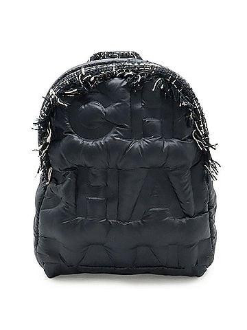 Chanel CHANEL Doudaune Coconnege Backpack/Daypack Embossed Nylon Tweed Black A91933 (view 1)