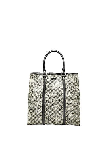 Gucci Gucci GG Supreme Tote Bag 223668 Beige Multicolor Leather Women's GUCCI (view 1)