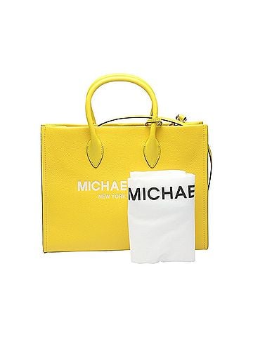 Michael Kors Michael Kors handbag shoulder bag in yellow calf leather (view 1)