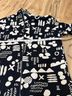 Gudrun Sjödén 100% Cotton Graphic Black White Cardigan Size S - photo 6