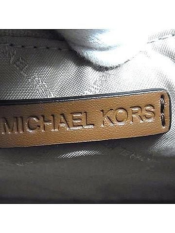Michael Kors MICHAEL KORS Mirella Tote Bag in Brown Leather with Signature Pattern (view 2)