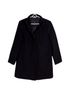 Talbots Solid Black Coat Size 12 - photo 1