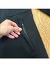 Talbots Solid Black Coat Size 12 - photo 4