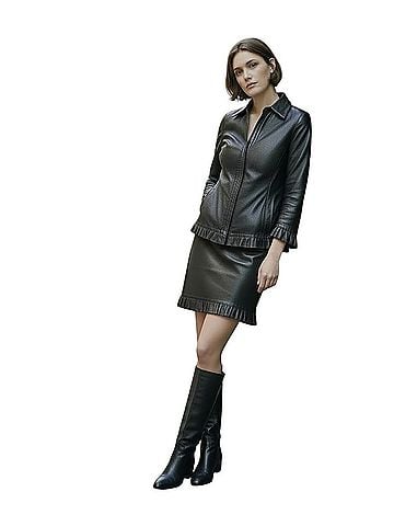 BCBGMAXAZRIA Leather Jacket (view 1)