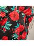 ASOS Floral Black Red Casual Dress Size 6 - photo 7