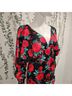 ASOS Floral Black Red Casual Dress Size 6 - photo 11