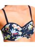 Panache Floral Blue Purple Swimsuit Top One size - photo 1