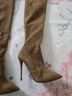 Giuseppe Zanotti 100% Suede Brown Boots Size 8 1/2 - photo 4