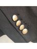 J.Crew Solid Stripes Black Gold Blazer Size 2 - photo 5