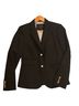 J.Crew Solid Stripes Black Gold Blazer Size 2 - photo 1