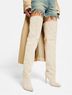 Paris Texas 100% Suede Ivory Boots Size 7 - photo 3