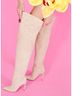 Paris Texas 100% Suede Ivory Boots Size 7 - photo 5