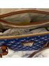Dooney & Bourke Print Blue White Leather Tote One size - photo 5