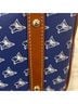 Dooney & Bourke Print Blue White Leather Tote One size - photo 6