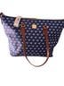 Dooney & Bourke Print Blue White Leather Tote One size - photo 2