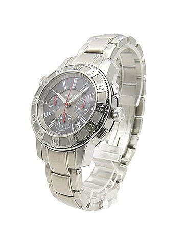 Tiffany & Co. Tiffany & Co. T-57 Chronograph Watch with See-Through Back, Automatic, Stainless Steel, Gray, 0201, TIFFANY Co., Men's (view 2)