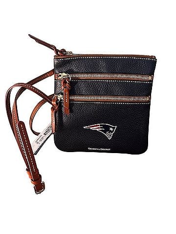 Dooney & Bourke New England Patriots Triple Zip Crossbody Bag NFL Crossbody Bag (view 1)