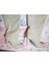Paris Texas 100% Suede Ivory Boots Size 7 - photo 8