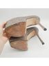 Giuseppe Zanotti 100% Suede Gray Heels Size 11 - photo 9