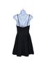 Aqua Floral Black Cocktail Dress Size 4 - photo 2