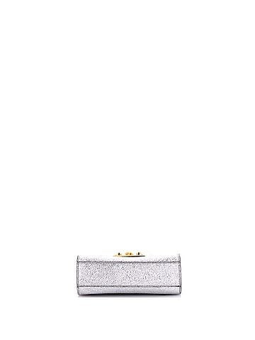 Gucci Padlock Shoulder Bag Textured Metallic Leather Small (view 2)