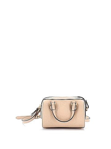 Gucci Convertible Top Handle Bag Jumbo GG Embossed Leather Mini (view 1)