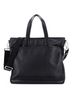 Prada 100% Leather Black Convertible Front Pocket Briefcase Tote Leather Medium One size - photo 1