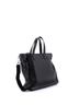 Prada 100% Leather Black Convertible Front Pocket Briefcase Tote Leather Medium One size - photo 3