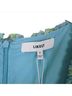 Likely Floral Blue Green Cocktail Dress Size 0 - photo 3
