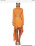 Monse 100% Lace Orange Pullover Sweater Size L - photo 4