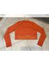 Monse 100% Lace Orange Pullover Sweater Size L - photo 3