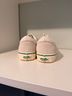 Vans White Green Sneakers Size 8 - photo 3