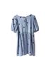 Billy T Solid Blue Casual Dress Size S - photo 2