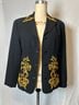 Carole Little Black Gold Jacket Size 8 - photo 4