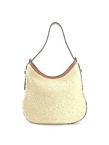 Tod's Tod's Shoulder Bag Boa Leather Beige x Brown Women's 55833g (view 1)