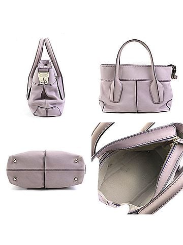 Tod's Tod's Handbag Shoulder Bag Leather Purple Women's 55979a (view 2)