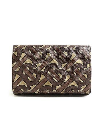 Burberry Burberry BURBERRY Tri-fold Wallet Coated Canvas Brown Men's Women's 56078k (view 2)
