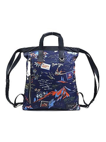 Bally BALLY Backpack Nylon Navy x Black Men's Women's 56141g (view 1)