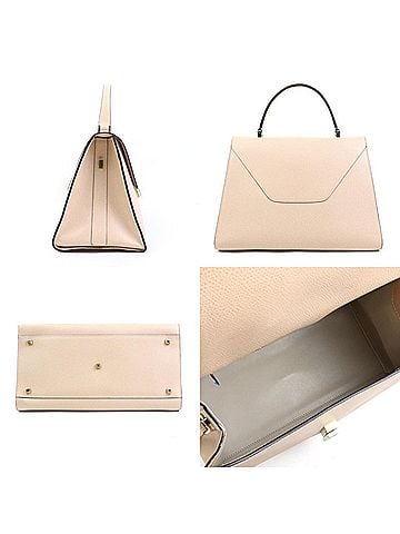 Valextra Valextra Handbag Shoulder Bag Large Iside Leather Pink Beige Women's 90115a (view 2)