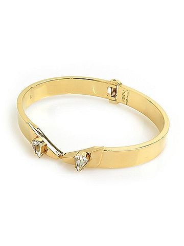 Fendi FENDI Bangle Bracelet Monster Eye Metal Rhinestone Gold Silver Women's e60165k (view 2)