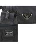 Prada 100% Nylon Black PRADA Backpack Handbag Nylon Black Silver Women's e60411k One size - photo 5