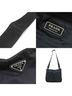 Prada 100% Nylon Black Prada PRADA Shoulder Bag Nylon Black Silver Men's e60652a One size - photo 5