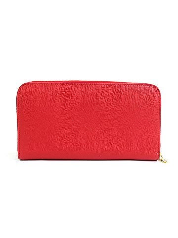 Burberry Burberry round long wallet leather red men's women's h30821a (view 2)
