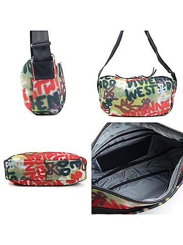 Vivienne Westwood Vivienne Westwood Shoulder Bag Mesh Multicolor x Black Men's Women's h30925g (view 2)